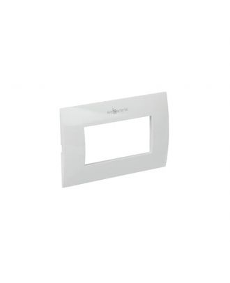 ABB - Chiara frame 4 modules, antibacterial, White