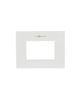 ABB - Chiara frame 3 modules, antibacterial, White