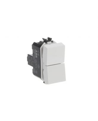 ABB - Chiara Double single-pole push switches, NO+NO, 16A - 250V, Without imprint