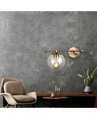 Single Antique Lacquer Wall lamp 1XE27