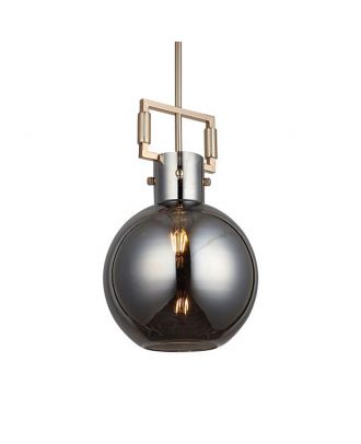 Modern Pendant Lamp 1XE27, Smoky Lampshade