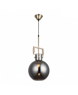 Modern Pendant Lamp 1XE27, Smoky Lampshade