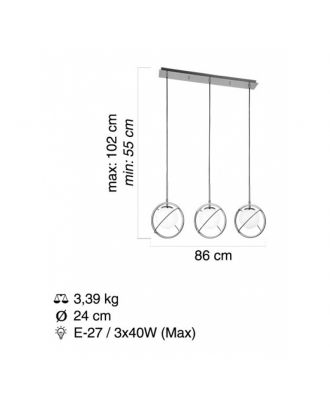 Modern Pendant Chandelier 3XE27