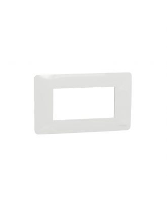 New Unica, Cover frame 1 gang, 4 modules, white