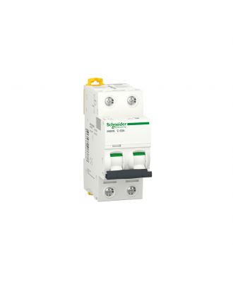 Miniature circuit-breaker 2P, 63 A, C curve, 6000 A (IEC 60898-1)
