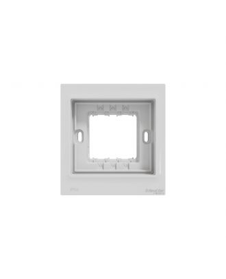 Schneider Weather Proof Box IP55, Miluz E, 2 Gang, Square, white