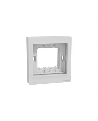 Schneider Weather Proof Box IP55, Miluz E, 2 Gang, Square, white