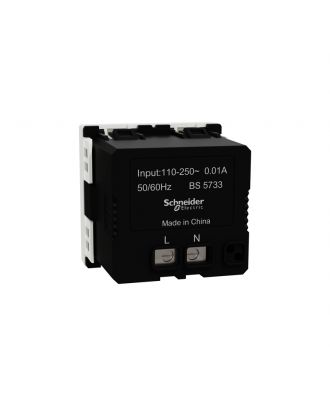 Schneider Doorbell Buzzer, Miluz E, 2 Module, White