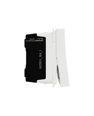 Schneider - Doorbell Switch, Miluz E, 10A, 250V, 1 module, White