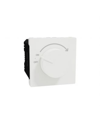 Schneider Dimmer, Miluz E, rotary knob, mechanism, white