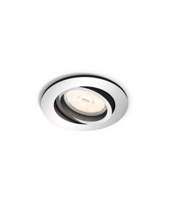 Philips LED Recessed spot light housing GU10, chrome