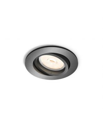Philips LED Recessed spot light housing GU10, grey