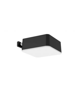 Philips - Vynce Wall Light 1.5W Outdoor luminaires 2700K Black, Square, Sensor, Solar, Water Resistant