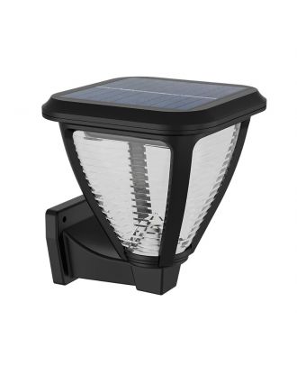 Philips - Vapora Wall Light 1.5W Outdoor luminaires 2700K Black, Square, Sensor, Solar, Water Resistant