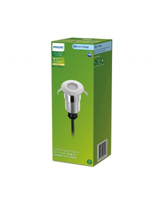 Philips - Outdoor ground spotlight 2700K Silver, 120 lm, 240 V, IP67