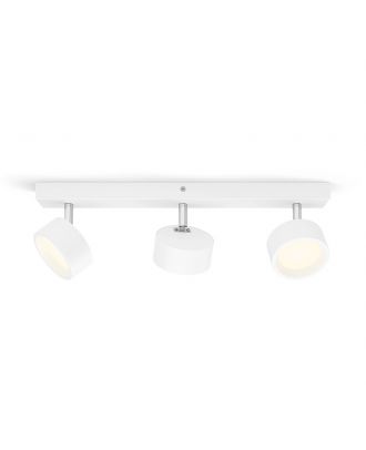 Philips - Bracia Ceiling/Wall Spotlight 3*5.5W, warm white 2700K, ClickFix, White
