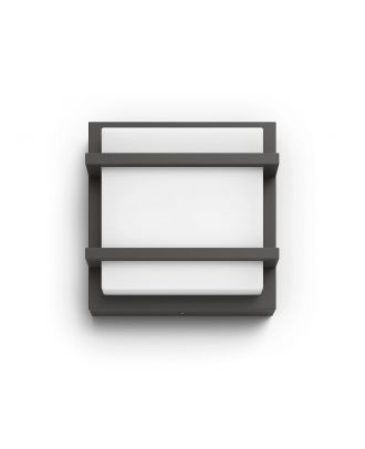 Philips LED Outdoor Wall Light 12 W 1200 lm, Anthracite, warm white