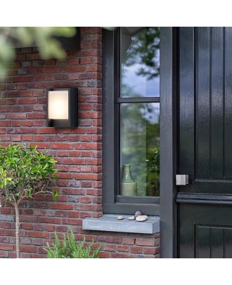 Philips LED Outdoor Wall Light 6W 600 lm, Anthracite, warm white