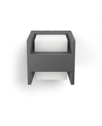 Philips LED Outdoor Wall Light 4.5W 800 lm, Anthracite, warm white