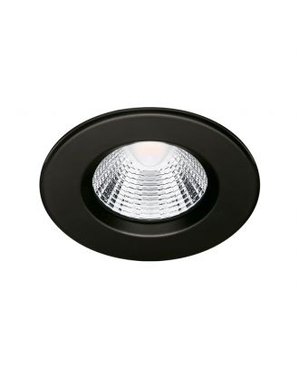 Philips Recessed spot light 7cm 5.5W warm 350 LM, Black- IP65