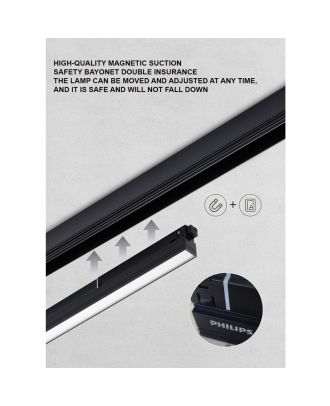 Philips embedded magnetic track trimless 1M