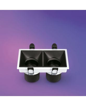 Philips Deep Recessed Spotlight 11 cm , 2*7 W, 1080 lumen, 3000 K Warm white