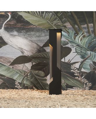 Patio Floor Lamp - Black X Gray