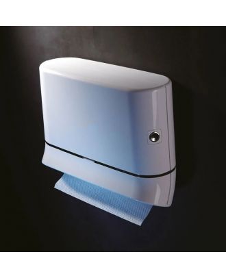 Bathroom Abs Tissue Paper Dispenser, White