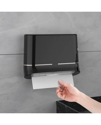 Bathroom Abs Tissue Paper Dispenser, Black