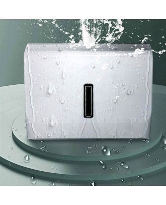 Wall-Mounted Paper Towel Dispenser, Black