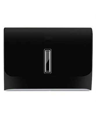Wall-Mounted Paper Towel Dispenser, Black