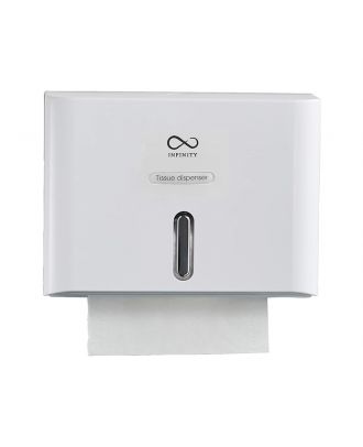 Multifold Mini Hand Paper Towel Dispenser, White