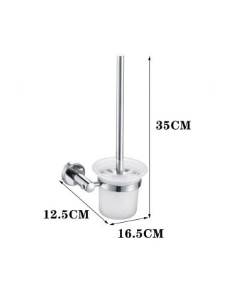 Wall Mount Stainless Steel Toilet Brush Holder