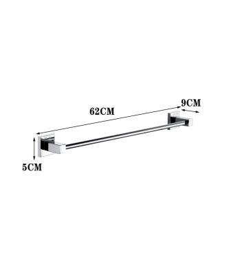 Stainless Steel Single Towel Bar 60 cm