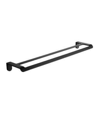 Double Towel Bar, Black