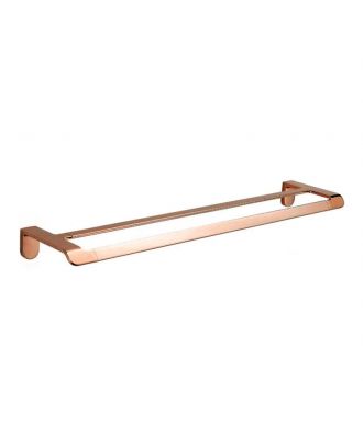 Double Towel Bar, Rose Gold