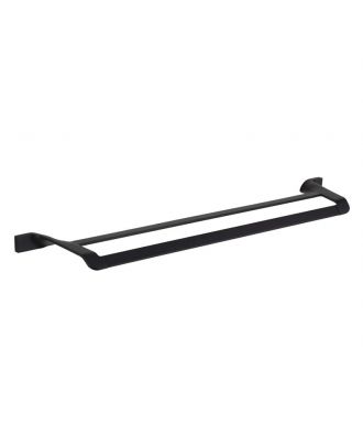 Double Towel Bar, Black