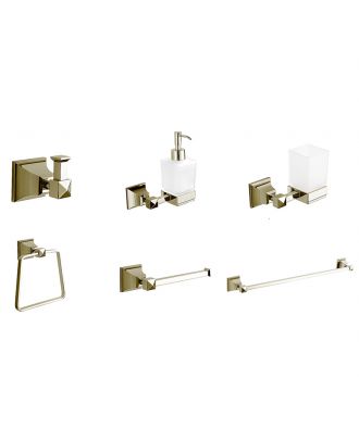 Infinity Bathroom Acceccories Set 6 pcs, Oxide