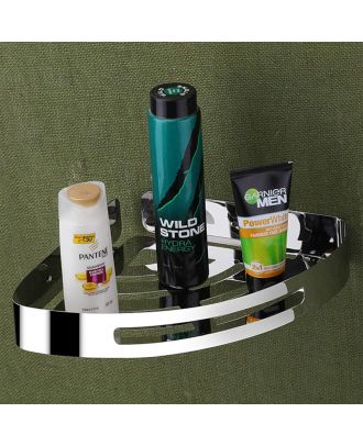 Stainless Steel bathroom Shower Corner Basket, Chrome