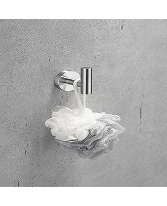 Bathroom Robe and Towel Hook in Chrome