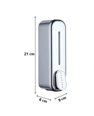 Liquid Soap Dispenser 350ml, Silver