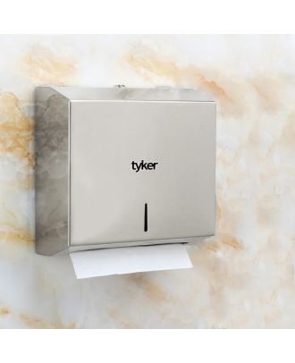 TYKER Commercial Paper Towel Dispenser Wall Mounted 25x28, stainless steel