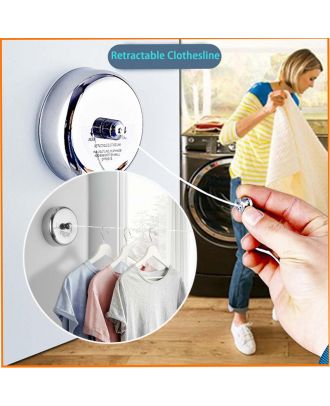 Retractable Clothes Line 2.8 M, Stainless Steel