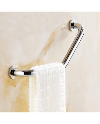 TYKER Bathroom L-Shape Grab Bar Wall Mount Stainless Steel
