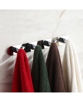 TYKER Wall hanger, straight, with 4 hooks