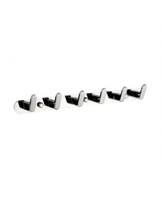 INFINITY Wall Towel 6 Hooks, Chrome