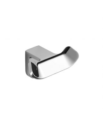 TYKER streamline double robe hook chrome