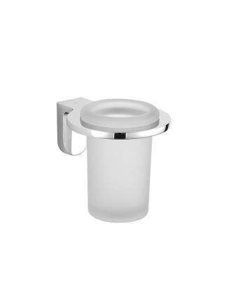 TYKER streamline tooth-brush holder chrome