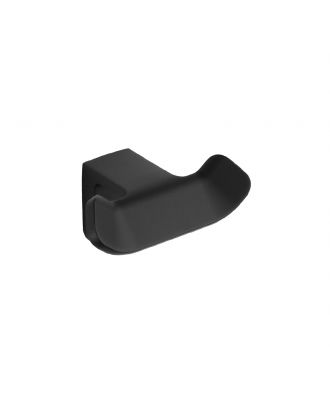 TYKER streamline double robe hook Black matt