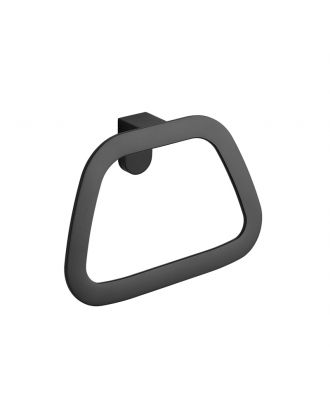 TYKER streamline towel ring Black matt